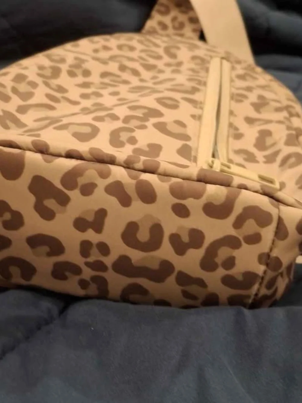 C&C California Leopard Print Mini Sling Backpack in Tan/Brown